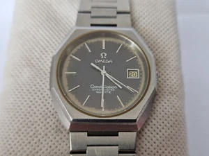 Omega Constellation Cronómetro Cuarzo-Fecha-Corona Pulsador-Forma Hexágono - Imagen 1 de 8
