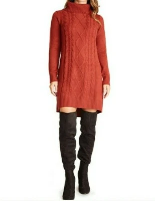 SONOMA Tunic Sweatshirt Top long Sleeve cowl neck size XL color red. - Image 1 of 4