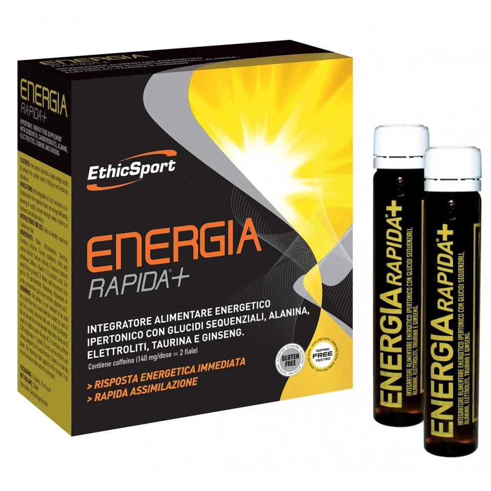 ETHIC SPORT ENERGIA RAPIDA + 10 FIALE DA 25 ML - Immagine 1 di 1