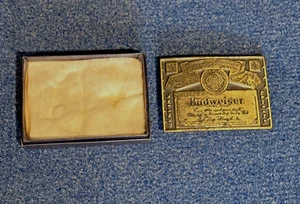 Oden Budweiser Brass Belt Buckle - Picture 1 of 6