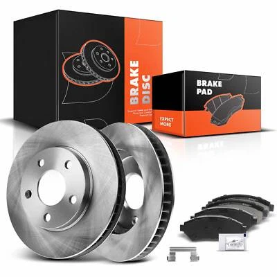 Front Disc Brake Rotor & Brake Pads for Buick LeSabre 98-05 Chevy Pontiac Olds - Image 1 of 4