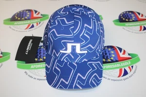 j.lindeberg adriel estampado ajustable tapa puente spray azul - Imagen 1 de 4