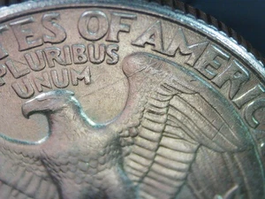 1998 P Washington Quarter error, obv and rev die cracks - Picture 1 of 5