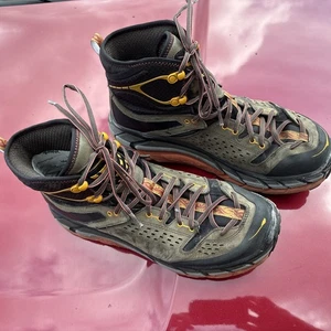 HOKA ONE ONE TOR ULTRA HI WP WATERPROOF HIKING SHOES Boots MENS 11.5 TRAIL - Picture 1 of 10