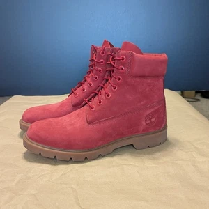 Timberland Classic 6 In Nubuck Waterproof Boots Red Workwear Utility Streetwear - Bild 1 von 10