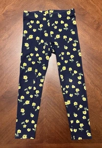 Girls Floral Leggings Size XS (5) Old Navy Built-In Tough - Picture 1 of 3