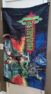 Castlevania Vintage Game Fabric Wall Banner Hanging 60 x 36 - Picture 1 of 9
