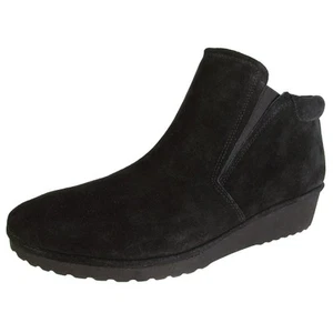 Zapatos botines al tobillo de gamuza Nara Gentle Souls para mujer, negros, EE. UU. 5 - Imagen 1 de 3