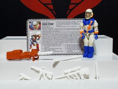 1993 GI Joe Snow Storm (v2) Complete With File Card  - image 1 of 4