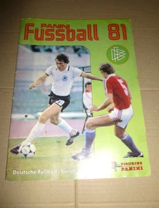 Panini Fussball 81 Album mit Bildern  - anschauen - Bild 1 von 24