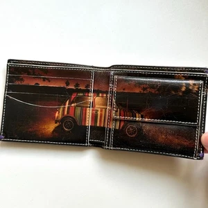 Paul Smith Authentic Leather Bifold Wallet Mini Cooper Rare - Picture 1 of 10