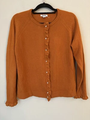 Hampshire Women Orange Sweater Size L Foto 1 de 2