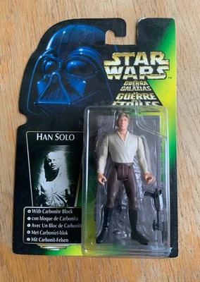 Han Solo Carbonite 1997 Kenner Star Wars POTF - Euro Card - Image 1 of 2