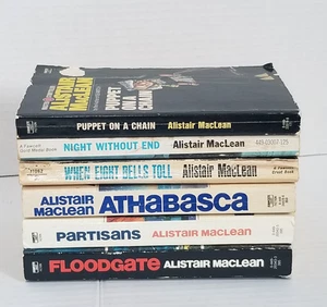 Alistair Maclean Lot 6 PB Thriller Athabasca / Puppe an Kette / Partisanen + Mor - Bild 1 von 24