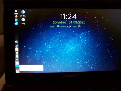 Medion AKOYA E1222 , 10,1 Zoll mit MX Linux - Bild 1 von 4