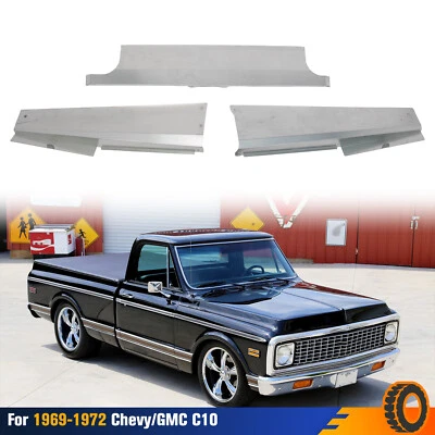For 1969-72 Chevy/GMC C10 Radiator Filler Panels Smooth Steel 3-Piece Kit NEW - Image 1 of 4