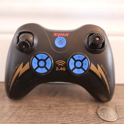 Syma 2.4G  Remote Control - Black & Blue !!! Replacement - Image 1 of 2