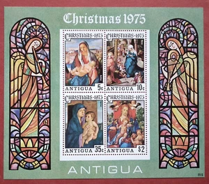 Antigua (1975) Christmas / Stained Glass / Religion - Mint (MNH) - Picture 1 of 1