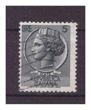SIRACUSANA 5 Lire stelle II MACCHINETTE USATO