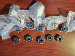 Set TEN (10) Sealed Bearings 608 RS, NEW unused. - Picture 1 of 7