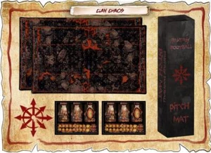 Fantasy Football Pitch and Dugout Mat Clan Chaos (Blood Bowl Compatible) - Imagen 1 de 1