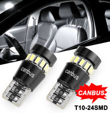 2X T10 W 5W 24 SMD LED Innenraum Lampe Kennzeichen beleuchtung CANBUS Weiß IP68