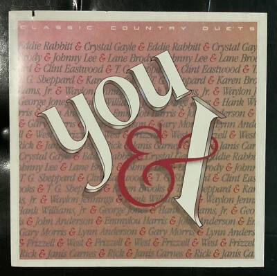 CLASSIC COUNTRY DUETS ~ YOU & I ~ Hank Williams Jr. + ~ Vinyl Lp Tested VG+ - Image 1 of 4