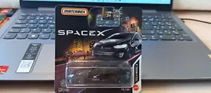 MATCHBOX - TESLA MODEL X SPACEX BLACK 1/64 APROX *NEU* - Bild 1 von 4