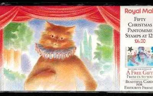 SG1303  Xmas1985  PANTOMIME 12p FREE GIFT SPECIAL EDITION  PACK FOLDER 50 stamps - Picture 1 of 1
