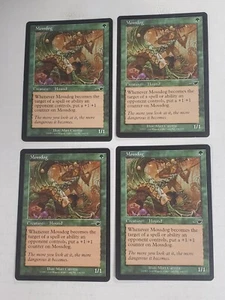 MTG Playset 4x Mossdog (Nemesis/Green/C) - BGM - Picture 1 of 2