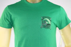 QUIKSILVER "TRIP OUT MAN MTO" GREEN GRAPHIC T-SHIRT Size Small/Large - Picture 1 of 4