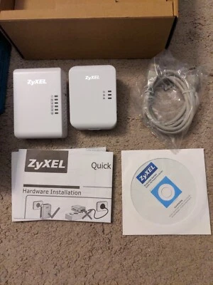 ZyXel HD Powerline 500mbps Network Adapter PLA 4225+PLA 4205 - Image 1 of 4