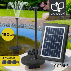 Gardeon Solar Pond Pump Water Fountain Submersible Floating Bird Bath 190L/H - Picture 1 of 8