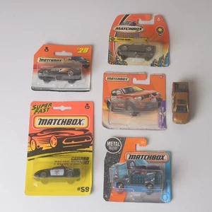 5x Carded Matchbox Diecast (4 Sealed), Police Lotus Camaro Mitsubishi 1990/2000s - Bild 1 von 23