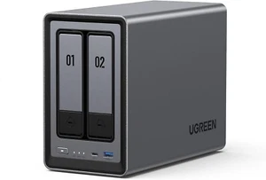 UGREEN NASync DXP2800 2-Bay NAS inkl. 16TB (2x 8TB Western Digital Festplatte) - Bild 1 von 6