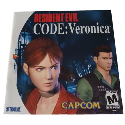 SEGA Dreamcast Resident Evil CODE Veronica MANUAL ONLY No Game Original Auth - Image 1 of 3