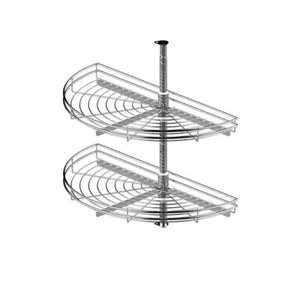 KARUSSELL SCHRANK DREHBODEN ECKSCHRANK "Nova 1/2 Variant" KÜCHE TOPF SCHUBLADE - Bild 1 von 2