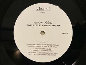 Amon Düül ‎Psychedelic Underground Ichspiel Krautrock Vinyl LP Record VG German 