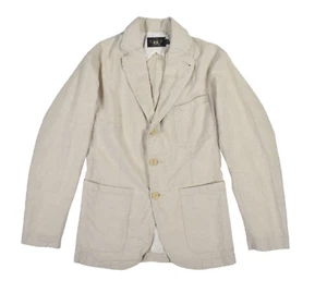 Ralph Lauren RRL Chic Cream Cotton Linen Silk Sportcoat Jacket Blazer S New $790 - Picture 1 of 4