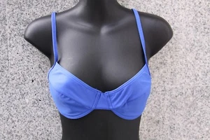 BIKINI PARTE SUPERIOR TALLA 36 C AZUL UNI CON ALMOHADILLAS Y ESPUMA - Imagen 1 de 1
