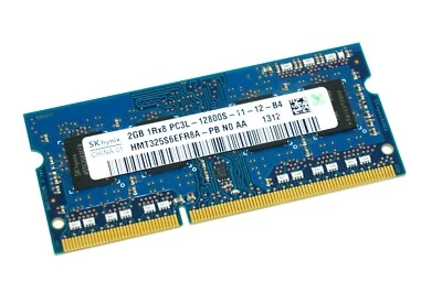 HMT325S6EFR8A-PB GENUINE HYNIX LAPTOP MEMORY 2GB PC3L-12800S DDR3 SODIMM (CA610) - Image 1 of 2