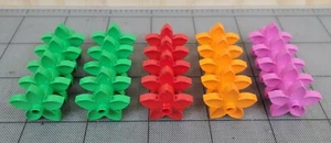 Lego Duplo Lot of 25 Flowers Petals Mixed Colors Light Green Red Orange Magenta - Picture 1 of 1