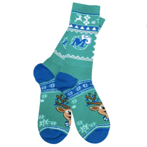 Dallas Mavericks HWC Hardwood Classics Christmas Winter Socks Set of 2 Pairs NEW Cover