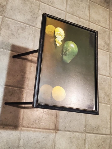 Rare Mid Century Modern Artex Snack TV Stacking Trays MCM  Vintage Folding Table Cover