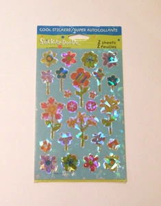 Stickety Doo-Da ~Prismatic Flowers~ 2 Sheets American Greetings Sealed Pack - Picture 1 of 1