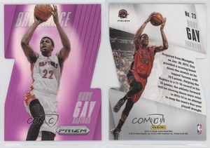 2013-14 Panini Prizm Brilliance Purple Prizms Die-Cut /49 Rudy Gay #23