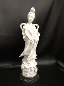 Chinesische Porzellan Figur Statut 14 Zoll - Bild 1 von 8