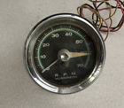 HI PERF SUN SST70 7000 RPM TACH W/GREEN FACE/CHROME CUP & BRACKET USED/UNTESTED