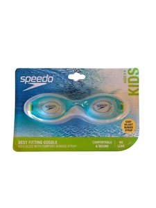 Speedo Kids Glide Aqua Comfort Occhiali Senza Perdite Antiappannamento Protezione UV Età 3-6 - Foto 1 di 2