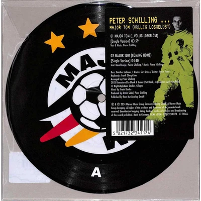 Peter Schilling / MAJOR TOM (VÖLLIG LOSGELÖST) PICTURE 7 " EM 2024 Neu - Bild 1 von 2